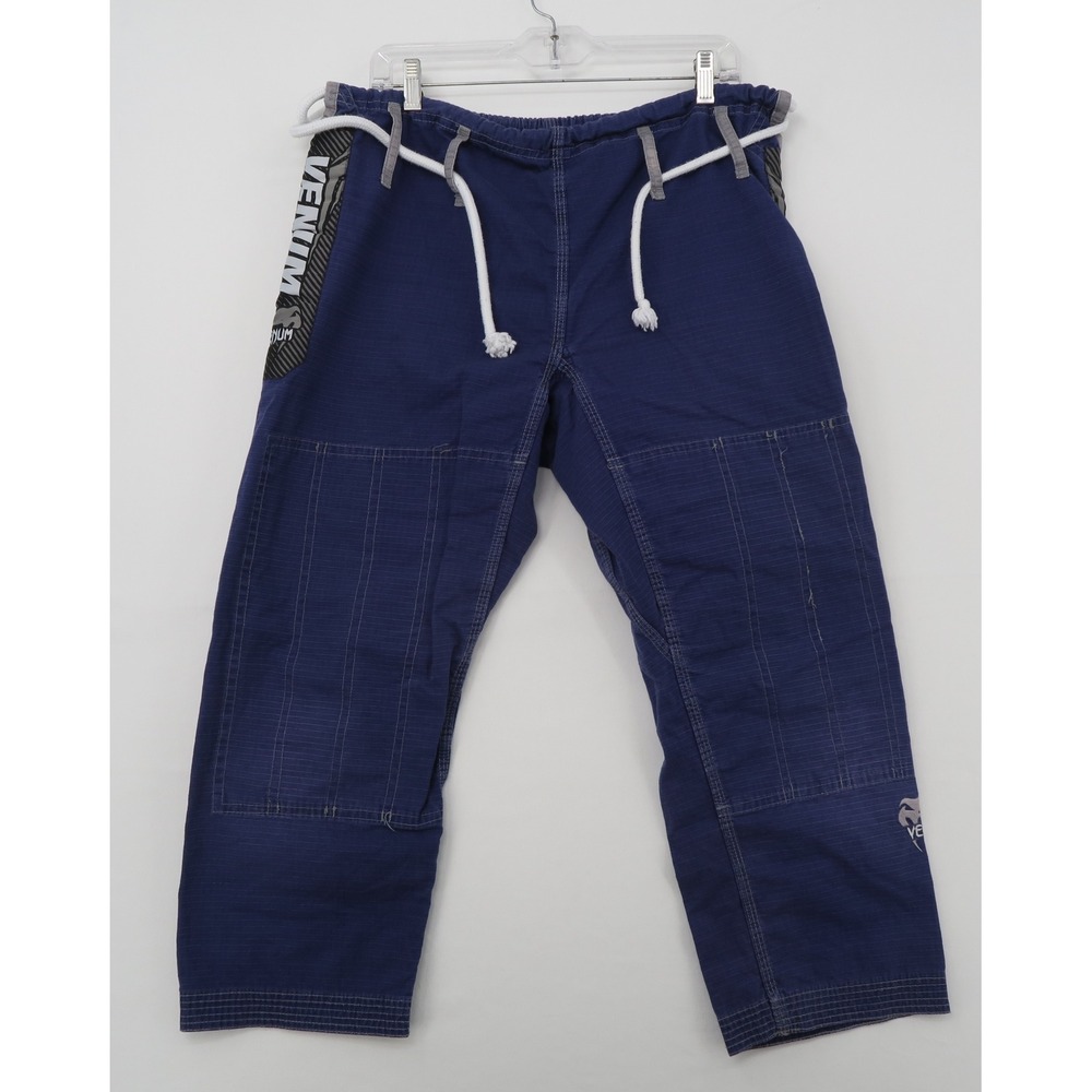 Venum Elite Performance BJJ Gi Pants Blue Ripstop Jiu Jitsu Trousers Mens A2.5